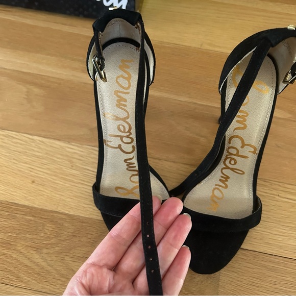 Black Suede Platform Sandals “Eleanor” by Sam Edelman - Picture 9 of 12